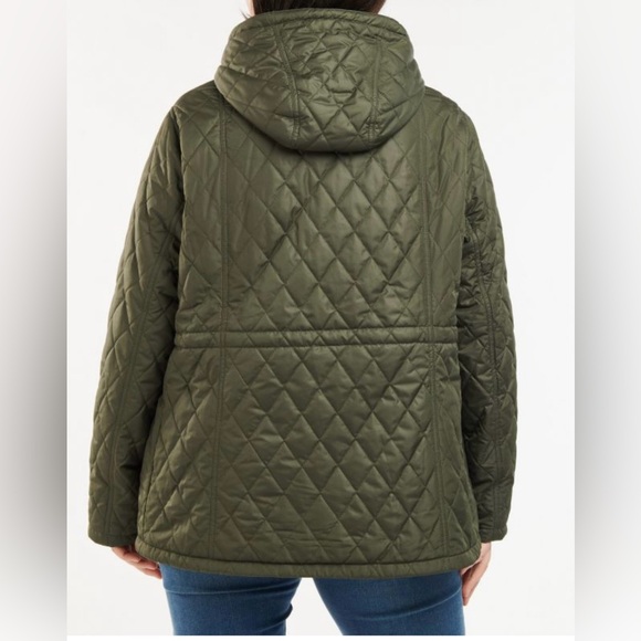 Barbour Millfire Hooded Quilted Jacket - Picture 2 of 16